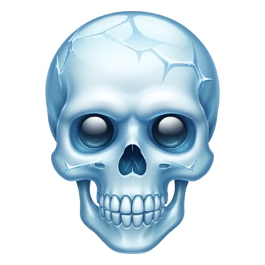 Tête de mort gelé 😳 sticker