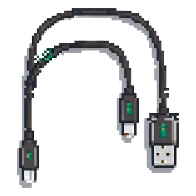 Charging cable frayed and sparking sticker