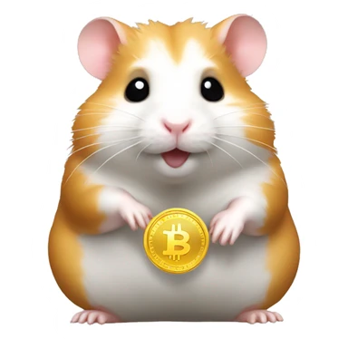 Hamster Sells Cryptocurrency sticker