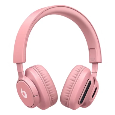 Casque bluetooth Apple rose pastel sticker