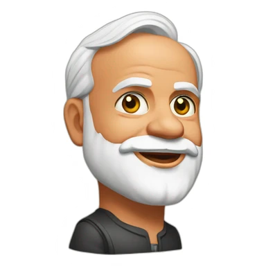 Narendra modi with meloni sticker