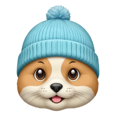 Winter Beanie Pet sticker