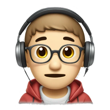 Shinchan with headphone sticker