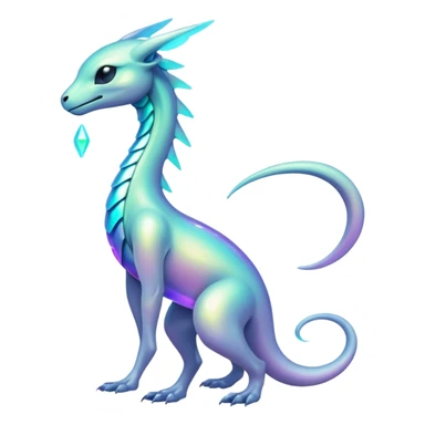 Futuristic Ethereal Modern Fakémon-creature-hybrid Full Body sticker