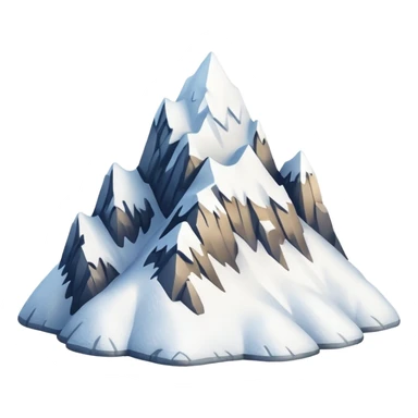 Snow Peak, many snow sticker