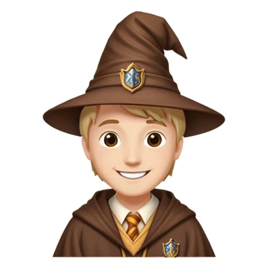 créer moi un emoji de moi en magicien de l'ecole de pouddlard sticker