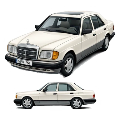 Mercedes w124 sticker
