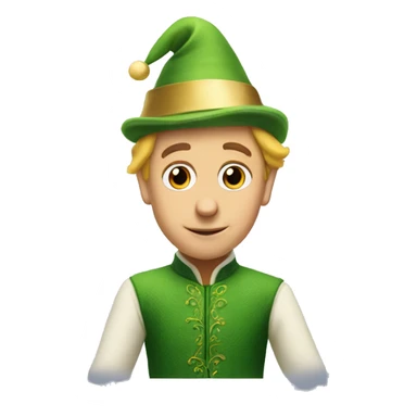 Buddy the Elf cute with hat sticker