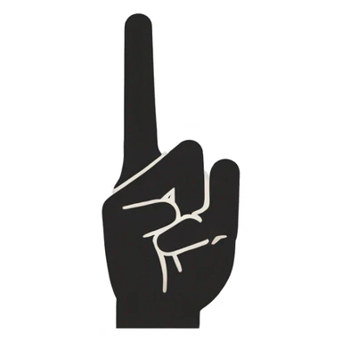 West side hand signal sticker