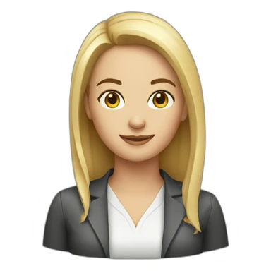 community manager woman caucasic sticker