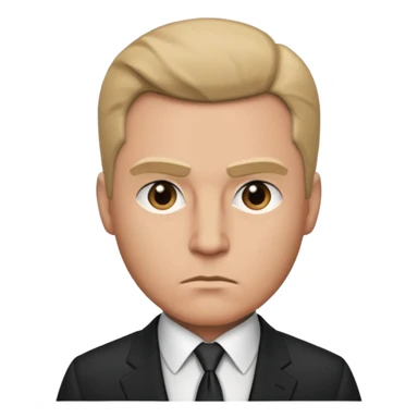 men in suit like mobsters sticker