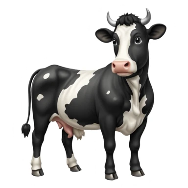 pantomime freisan cow sticker