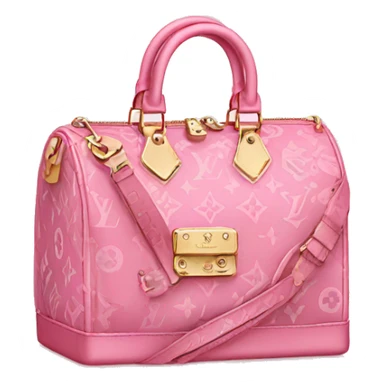 Pink Louis Vuitton bag   sticker