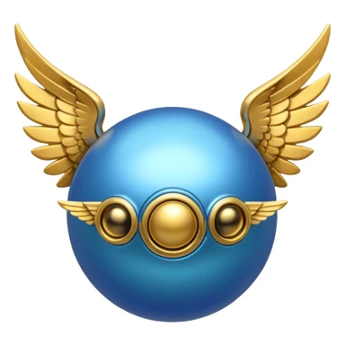 Blue snitch sticker