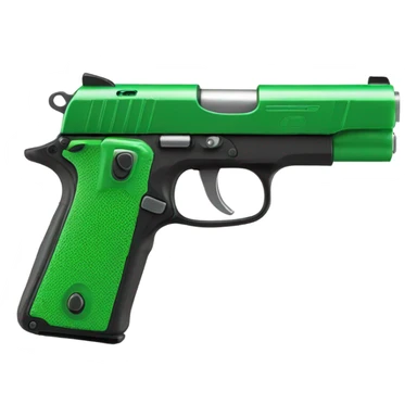 green gun  sticker