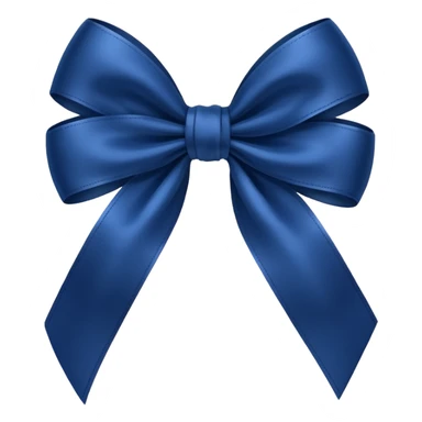 Laço azul escuro  sticker