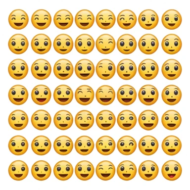 emoji con expreciones de anime sticker