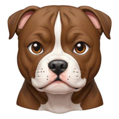 brindle staffordshire bull terrier sticker