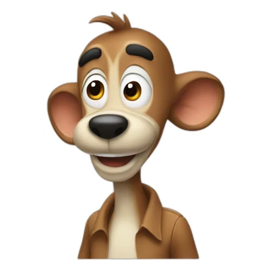 a goofy dankey sticker