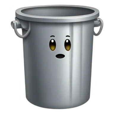 dirty trash can sticker