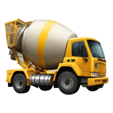 golden cement mixer  sticker