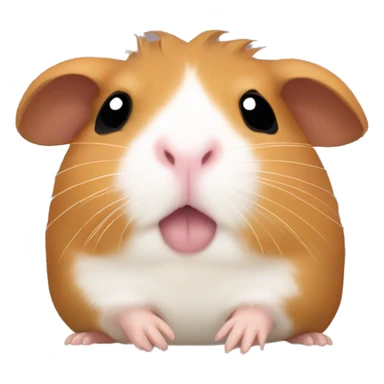 teehee guinea pig with hand over mouth 🤭  sticker