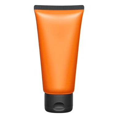 full Orange-colored tube type lotion sticker