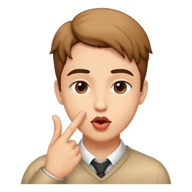 Flying kiss  sticker
