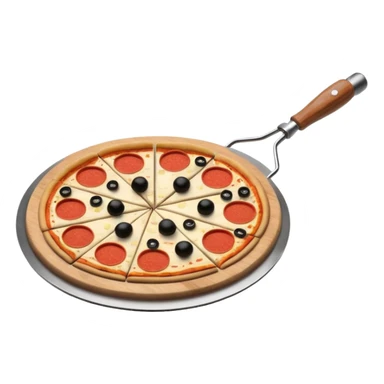 Pizza roller sticker