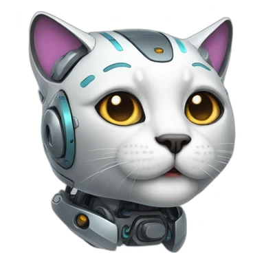 Robotcat sticker