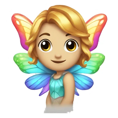 Rainbow-Diamond-Gem-Butterfly-Fakémon sticker