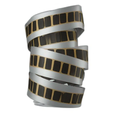 35mm film coil sticker