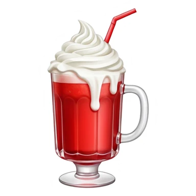 
Una bebida rossaude estar acá con nata sticker