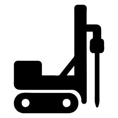 rack-mounted geotechnical drilling rig (Geoprobe-style soil sampling machine) sticker