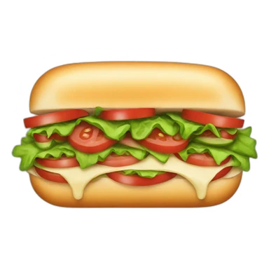 subway sandwich sticker