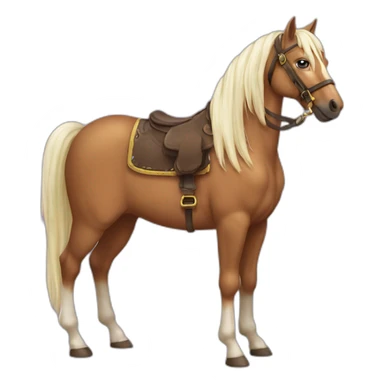 Cheval bai sticker