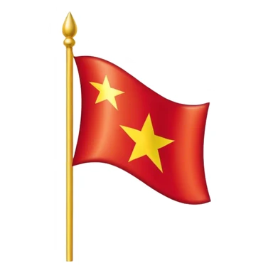 vietnam flag emoji (single star) sticker