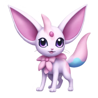 Kawaii Sylveon-Espeon-Pokémon full body sticker