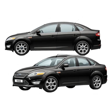 2011 black ford mondeo  sticker