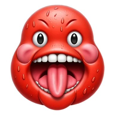 red tongue sticker