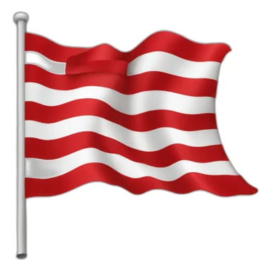 Schwarz weiß rote Fahne sticker