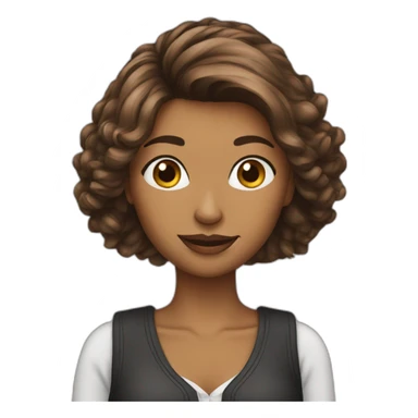 Woman-with-yorkie sticker