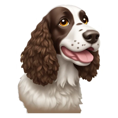Springer spaniel turkey sticker