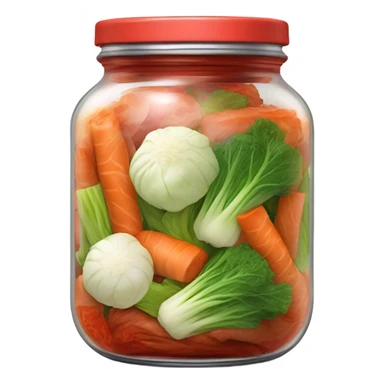 kimchi in a jar sticker