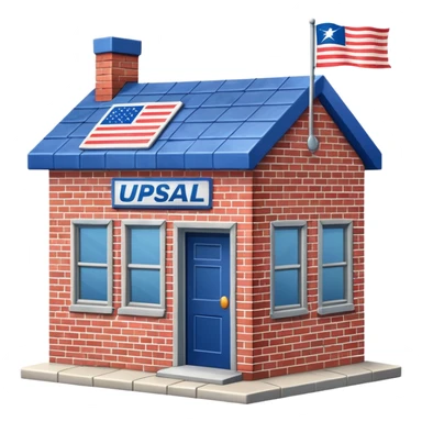 USPS post office sticker