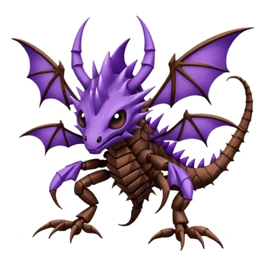 Skorupi-Gliscor-Pokémon-fusion (full body) sticker