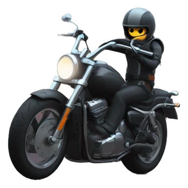 Bullet bike emoji night speed animation  sticker