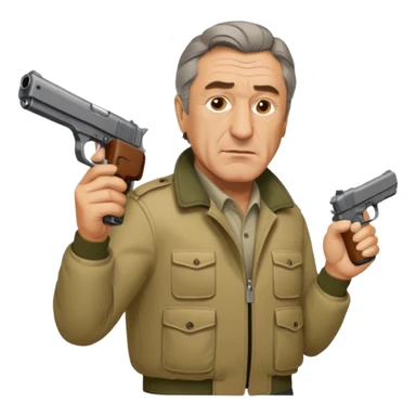 robert de niro dressed as taxi driver sticker