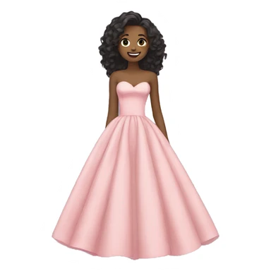 prom dress sticker