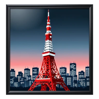 tokyo tower sticker